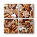 Kabuklu Kuruyemiş Tablosu 63 x 63-4 Parçalı