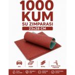 KACAR 23X28CM Su Zımparası - Oto, Ahşap ve Metal Için Hassas Astar ve Yüzey Zımparası - 1000 Kum