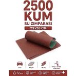 KACAR 23X28CM Su Zımparası - Oto, Ahşap ve Metal Için Hassas Astar ve Yüzey Zımparası - 2500 Kum
