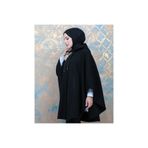 KADEEM Panço Örme Kaşe oversize -siyah
