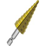 Kademeli Matkap Ucu 4-20 mm Sarı Titanyum Konik - Altın