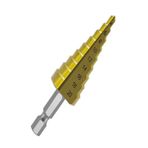 Kademeli Matkap Ucu 4-20 mm Sarı Titanyum Konik