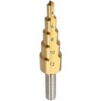 Kademeli Matkap Ucu Hss Kozalak Titanyum 4mm - 12MM - Altın