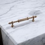 Kader Bronz Metal Kulp 128 Mm- 12.8 Cm Mobilya Çekmece Mutfak Dolabı Dolap Kulpları Kulbu Kulpu