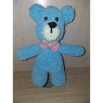 Kadife Ayıcık Amigurumi Organik Oyuncak