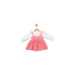 Kadife Bebek Elbise - 9 Ay - Pembe