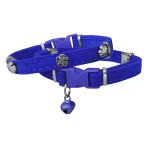 Kadife Kedi Boyun Tasması Yoncalı 20-32 Cm