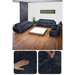 kadife Lastikli 3 3 1 1 Koltuk Örtüsü Takımı| Kanepe Kılıfı| Çekyat Örtüsü Kılıfı antrasit 180 x 230