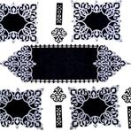 KADİFE LUX YEMEK SUNUM TAKIMI,19 PARÇA,6 KİŞİLİK