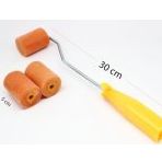 Kadife Rulo Fırça 5 cm. 3 Yedeklli