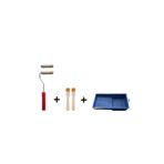 Kadife Rulo Fırça Seti 10cm Büyük Set