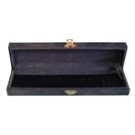 Kadife Tesbih Kutusu ve Mücevher Takı Kutusu, Kolye ve Bileklik İçin, ANTRASİT, 7 x 28 x 5 cm