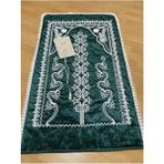 Kadife Yeşil Seccade 3 Parça Çeyizlik Bohça Gelin Damat Seti - 70 x 120 cm