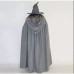 Kadıköy Kostüm Çocuk Gandalf Hobbit Kostüm - Gri - 9 - 10 Yaş
