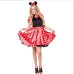 KADIKÖY KOSTÜM Minnie Mouse Kostümü - Kırmızı - L