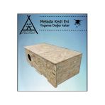 KADİMA Kadima Kedi Evi Dış Ortam Uygun Ahşap Kedi Evi OSB 100x50x40 cm