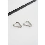 Kadın 316 L Paslanmaz Çelik 2 cm Üçgen Model Küpe