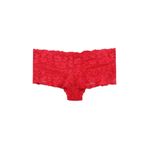 Kadın 3'lü Fantazi Dantelli Şort Boxer Külot 50335 siyah-ekru-kırmızı L/XL