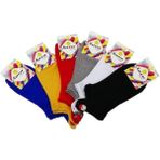 Kadın 6'lı Renkli Emoji Figürlü Nakışlı Patik Çorap - Karışık - 36 - 40