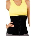 Kadın Agraflı Bel Göbek Incetici Toparlayıcı Korse - L - XL - Siyah