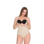 Kadın Agraflı Kalın Askılı Ten Çıtçıtlı Body Korse 9109