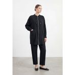 Kadın Aksesuar Detaylı Fermuarlı Tunik Pantolon Takım – 26S-14453TKS - BLACK