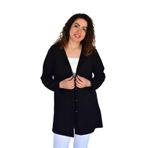 Kadın Anne Mevsimlik Düğmeli Cepli Hırka BGL-ST04313 SİYAH 52