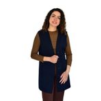 Kadın Anne Mevsimlik Düğmeli Cepli Yelek BGL-ST04314 LACİVERT 44