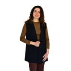 Kadın Anne Mevsimlik Düğmeli Cepli Yelek BGL-ST04314 SİYAH 52