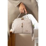 Kadın Ayarlanabilir Askılı El ve Omuz Çantası Orijinal Just Polo Shopper - Taş