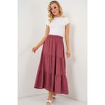 Kadın Ayrobin Uzun Etek 8048 - Gül Kurusu - Gül - Kurusu - 42