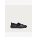 Kadın Babet 52M2 Frau LASER-ETCHED LEATHER BALLET FLATS