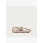 Kadın Babet 52V2 Frau LASER-ETCHED LAMINATED LEATHER BALLET FLATS