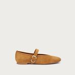Kadın Babet 69B3 Frau SUEDE BALLET FLATS