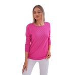 Kadın Baklava Dilimi Desenli Kazak 12781 BGL-ST04110
