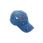 Kadın Baseball Şapka Ayarlanabilir Basic Kep Şapka Yazlık Plaj Şapkası Günlük Spor Cap (Lacivert Lekeli)
