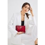Kadın Basic Clutch Çanta Kroko Timsah Desen Bordo (4031-b) 214030 Bordo-std