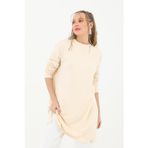 Kadın Basic Tunik - 30726TUN - BEIGE