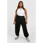 Kadın Battal Rahat Kesim Eşofman Altı SPR24BEAK51 - Black - 4XL