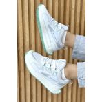 Kadın Bej Gri Ortopedik Confort Taban Fileli Sneaker Günlük Spor Ayakkabı 029 Slz00046
