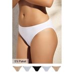 Kadın Beyaz 2055 Basic Brief 5li Paket Külot (BEYAZ / 38)