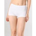 Kadın Beyaz Dikişsiz İn Yapmaz Boxer Külot (Beyaz/L/XL)