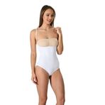 Kadın Beyaz Dikişsiz Ince Askılı 1 Beden Incelten Göğüs Altı Çıtçıtlı Body Korse, L/XL, TYC00241849968-869SL00018195