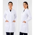 Kadın Beyaz Hakim Yaka Doktor Hemşire Öğretmen Vizit Önlük