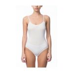 Kadın Beyaz Ince Askılı Çıtçıtlı Body Hannenbb2935, beyaz, M