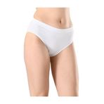 Kadın Beyaz Push Up Brazilian Dikişsiz Soft Slip Külot (Beyaz/L/XL)