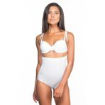Kadın Beyaz Toparlayıcı Göğsü Açık Body Slip Korse, S, BS2073NMI-869SL00019135