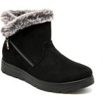 Kadın Bot 45 U30 Ux Fly Flot Cloth Woman Boot Black - Siyah