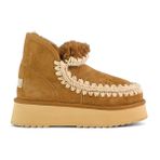 Kadın Bot (Kar) MU.FW681000A COG Mou Mini Eskimo Platform Boot Cognac