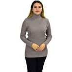 Kadın Büyük Beden Balıkçı Yaka Kazak R22897 BGL-ST03178-1